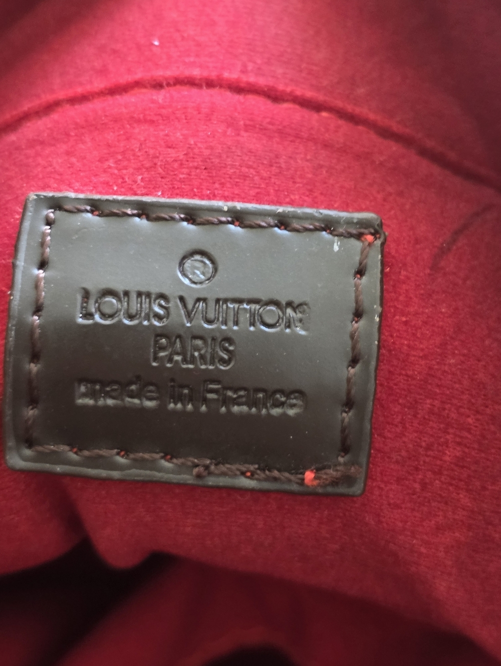 Louis Vuitton Monogram Tote Top Handle Bag Women Gold Logo 10x14 - Picture 14 of 15